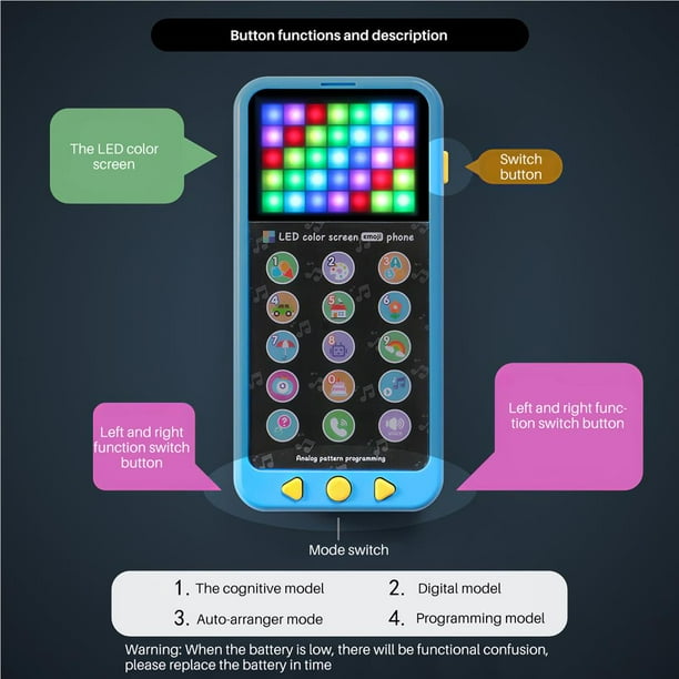 Jouet Téléphone pour Bébé Jouer de la Musique Téléphone Cellulaire Téléphone Mobile Apprentissage de l'Anglais Jouet Éducatif Cadeau pour Bébé Enfants Fête d'Anniversaire Jouet Téléphone pour Bébé Jouer de la Musique Téléphone Cellulaire Téléphone Mobile Apprentissage de l'Anglais Jouet Éducatif Cadeau pour Bébé Enfants Fête d'Anniversaire
