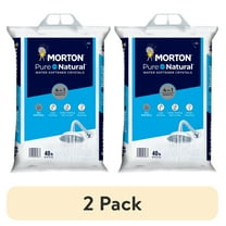 (2 pack) Morton Pure and Natural Water Softener Salt Crystals, 40 lb