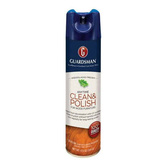 Guardsman Deep Clean - Purifying Wood Cleaner - 12.5 oz Streak Free, Doesn't Attract Dust 460500
