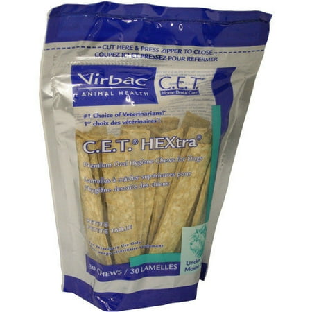 Virbac CET Hextra Chews Dog Treat (30 Count)