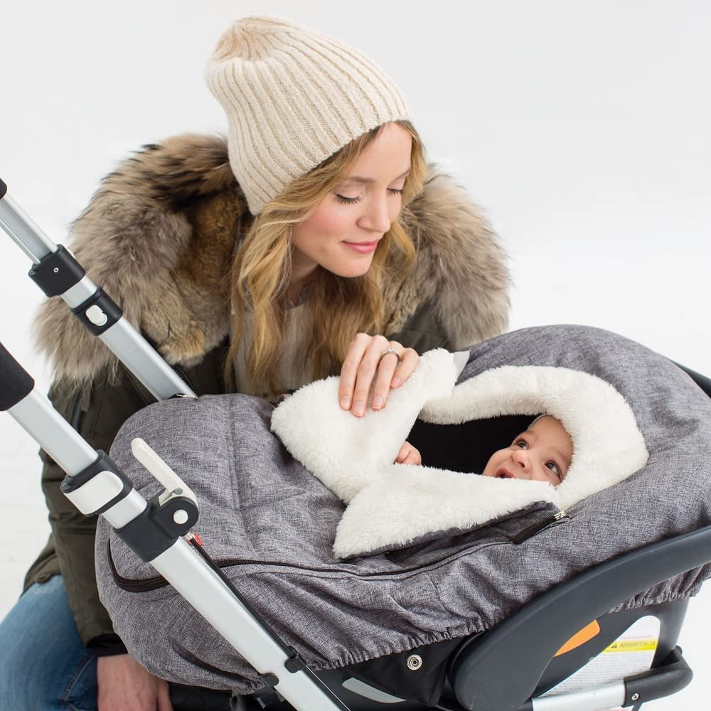 Stroll & Go Car Seat Cover Heather Grey Melange
