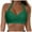 Z01-Green, variant on Women's String Bikini Top Padded Halter Swimsuit Top Triangle Bathing Suits Tops(Black,L)