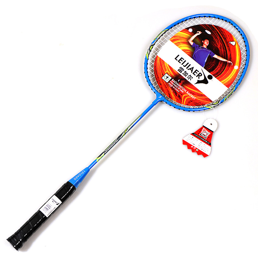 2Pcs Lightweight Badminton Racquet Steel Alloy Light Weight Sport