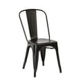 thumbnail image 1 of Tolix Armless Chair (Powder-Coated) in Black, 1 of 2