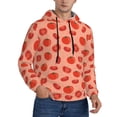 thumbnail image 2 of Daiia Tomato for Men's Fashion Hoodies & Sweatshirts with Kangaroo Pocket Hooded Sweatshirt Breathable & Moisture Wicking-3X-Large, 2 of 7