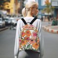 thumbnail image 7 of FORMRS Mini Backpack Purse for Women Travel Daypack Casual Shoulder Bag, Hand Drawn Floral, 7 of 7