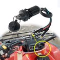 thumbnail image 2 of OEMASSIVE For Honda FourTrax 300 TRX300 300FW Ignition Key Switch 35010Hc4670 35100HM5671, 2 of 7