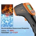 thumbnail image 4 of Termómetro digital infrarrojo Ir Lcd industrial Pistola de temperatura Pirómetro láser, 4 of 5