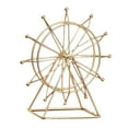 thumbnail image 1 of Modelo de rueda de estilo nórdico, adorno giratorio para mesa de restaurante de recuerdo. Oro, 1 of 5