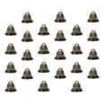 thumbnail image 2 of SHISUYAN 100Pcs Christmas Copper Bell Small Decorative Bell Christmas Craft (Bronze), 2 of 8