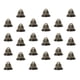 thumbnail image 2 of 100pcs Campanas de Navidad Colgantes Árbol de Navidad Colgando Adornos de campana (Bronce), 2 of 7