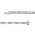 thumbnail image 4 of .925 Sterling Silver 1.0 Cttw Diamond Square Frame Miracle-Set Tennis Bracelet (I-J Color, I3 Clarity) - 7", 4 of 8