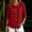 A2 Wine, variant on IPYUI Cotton Gauze Shirts for Women Stand Collar Gingham Blouse Plaid Striped Tops Empire Waist Tops Lightweight Tunic Loose Elbow Sleeve Gauze Shirts Boho Pullover V Neck Loose Fit Summer Outfits