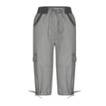 thumbnail image 5 of Women's Cargo Capris Hiking Pants Lightweight Quick Dry Outdoor Athletic Travel Capris Casual Summer Cropped, 5 of 6