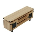 thumbnail image 5 of Mirella Low Wall Cabinet Glass Doors in Sand Dune, 5 of 7