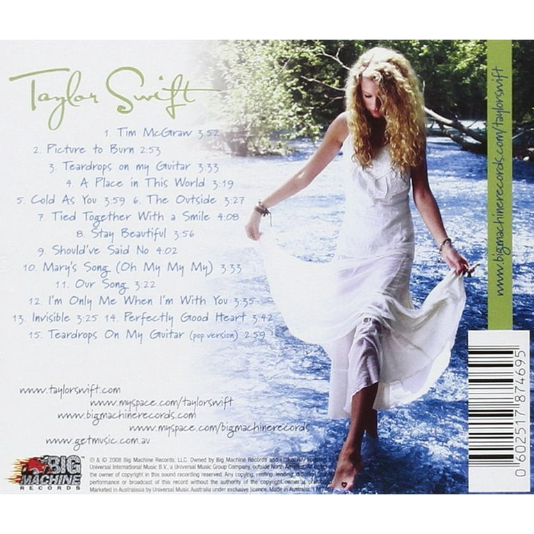 Taylor Swift - Dance Pop Music CD, Country Style, Big Machine