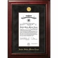 thumbnail image 2 of Campus Images MACEX00211x14 11 x 14 in. Patriot Frames Marine Certificate Executive Mahogany Frame with Silver Medallion, 2 of 2
