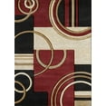 thumbnail image 2 of GLORY RUGS Area Rug Modern 8x10 Dark Red Soft Hand Carved Contemporary Floor Carpet with Premium Fluffy Texture for Indoor Living Dining Room and Bedroom Area, 2 of 5