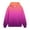Red-03, variant on Ugoldhm Girls Gradient Color Hoodie, Long Sleeve Loose Casual Pullover Hooded Sweatshirt for Kids