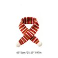 thumbnail image 3 of Pet Christmas Scarf with Pompom Decor Doggy Soft Bandana Warm Neck Accessories Holiday Dog Outfits for Cats Puppy Kitten and Small Dogs, 3 of 6
