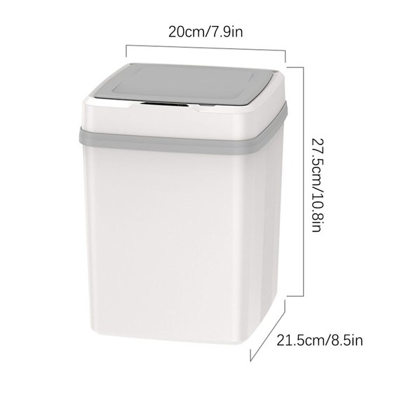 Smart Trash Can Intelligent Sensor Large Capacity Household Kitchen Living Room Trash Can on Clearance