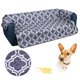 thumbnail image 2 of Cojín de sofá para mascotas Pongee de poliéster, impermeable, antideslizante, resistente a la suciedad, impresión ultrasónica, alfombrilla para salón para mascotas, impresión gris, doble 116x188cm, 2 of 5