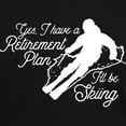 thumbnail image 3 of CafePress - Skiing Retirement Plan Dark T Shirt - Men's Classic Graphic Cotton T-Shirt, 3 of 4