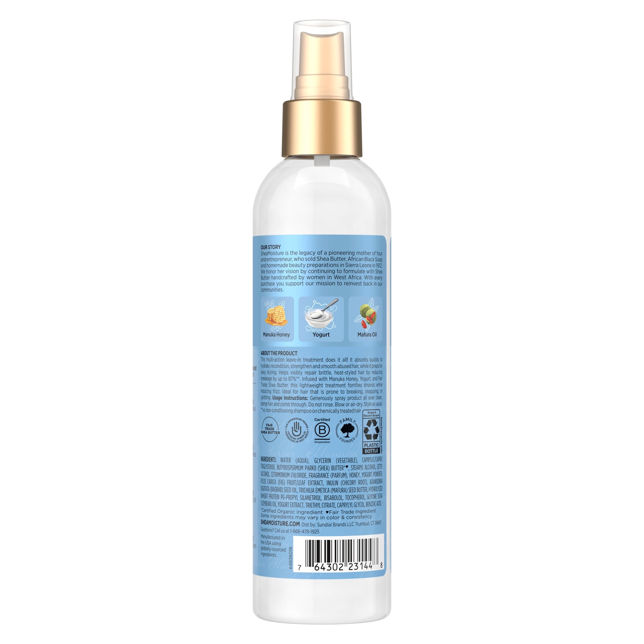 SheaMoisture, Multi-Action Leave-In Conditioner, 8 oz, Manuka
