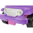thumbnail image 3 of Barbie Off-Road Vehicle, Purple Toy Car with 2 Pink Seats and Rolling Wheels for Kids 3 years and up, 3 of 6