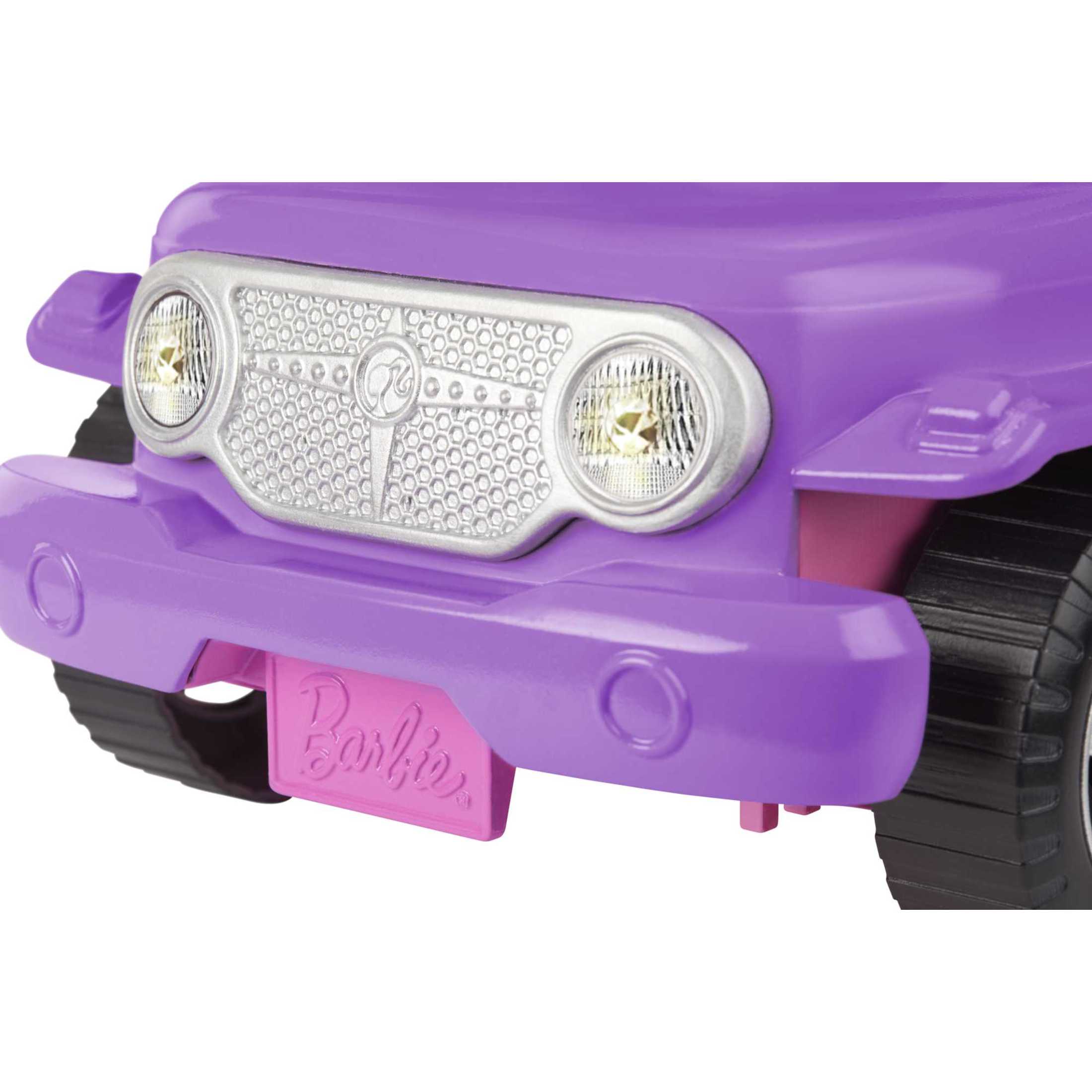 Barbie Off-Road Vehicle, Purple Toy Car with Pink Seats photo 3