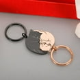 thumbnail image 3 of FUNING Couples Gifts Cute Keychain for Boyfriend Girlfriend Christmas Stocking Stuffers for Women Best Friend Valentines Day Matching Couple Stuff for Wife Husband Him Her White Elephant Gifts, 3 of 6