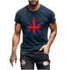 thumbnail image 2 of Tops para hombre, blusas y camisas de cuello redondo y manga corta para hombre, camiseta de cuello redondo y manga corta con estampado de la bandera del Día de la Independencia de Estados Unidos para, 2 of 5