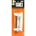 thumbnail image 3 of Prime-Line C 1128 Patio door Mortise Style Handle, White Diecast Steel with Wood Handle Non-Keyed (Single Pack), 3 of 4