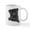 White, variant on CafePress - Black Pug Line Art Mug - 11 oz Ceramic Mug - Novelty Coffee Tea Cup