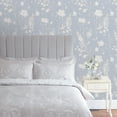 thumbnail image 2 of Laura Ashley Dragonfly Garden Chalk Blue Wallpaper, 2 of 3