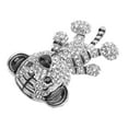 thumbnail image 4 of Alfileres Para Ropa Elegante Broche De Tigre, Exquisito Alfiler De aleación De Diamantes De Imitación, Linda Forma De Animal Con Diamantes De Imitación De Moda Decorados Para, 4 of 7