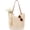 Crochet Beige, variant on Straw Tote Beach Bags for Women 2026 Summer Vacation Zipper Woven Bag with Leak-Proof Lining Boho Shoulder Purse