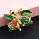 thumbnail image 2 of Broche De Campana De Nad De Cristal Adorno Navideño Ramillete Sunnimix Broche De Navidad, 2 of 7