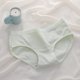 thumbnail image 1 of Ropa interior de mujer, ropa interior japonesa de algodón para mujer, color sólido, sencilla, cómoda, con cintura y entrepierna de algodón para niñas, 1 of 6