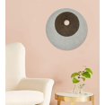 thumbnail image 2 of Screen Gems Round Double Layer Ribbed Finish Wall Decor, 19 x 2.56, 2 of 4