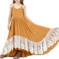 thumbnail image 2 of EnJoCho Robe Maxi pour Filles à Volants Fluide Boho Robes d'Été Décontractées Robe Longue Sans Manches Col Rond Décontractée Tendance 2025, 2 of 7