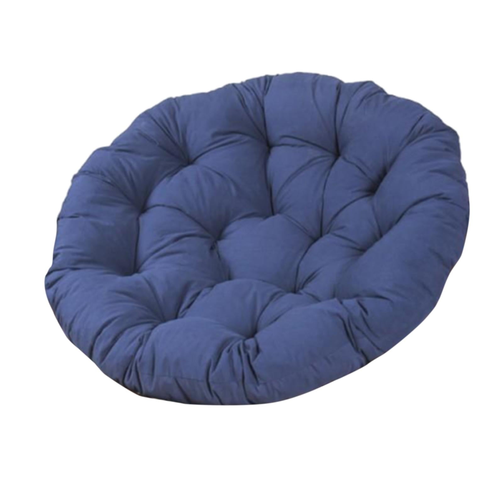 Miulika Hammock Chair Cushion Outdoor Seat Cushion Thick Removable Swing Chair Pad Garden Chair Mat for Patio Porch Household Balcony dark blue