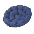 thumbnail image 4 of Silla de hamaca cojín silla de jardín tapete liviano lavable al aire libre cojín de asiento al aire libre azul oscuro, 4 of 8
