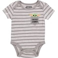thumbnail image 2 of Star Wars The Mandalorian The Child Grogu 3-Pack Infant Bodysuit Set-0-3 Months, 2 of 4