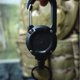 thumbnail image 1 of Hebilla De Llave De Mochila Mochila Llavero Clip de cinturón Hebilla telescópica automática (cuerda de alambre de acero negro) Wdftyju Libre de BPA, 1 of 4