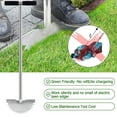 thumbnail image 4 of Lawn Edger, Saw Tooth Blade Stainless Steel Easy To Install Long Handle Manual Lawn Edger Half Moon Durable  For Driveways, 4 of 8