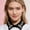 Black, variant on NIUBWJL Women's Fake Collar Detachable Dickey Collar Half Shirts Blouse