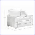 thumbnail image 3 of Modern Retro 2-Piece Corduroy Sofa Set – Single & 2-Seater for Small Living Rooms, Apartments, 3 of 17