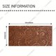 thumbnail image 4 of 8 hojas de piel sintética con estampado floral texturizado en relieve 3D, tela de vinilo para manualidades con motivos florales vintage, proyecto de costura para carteras y bolsos, 4 of 4