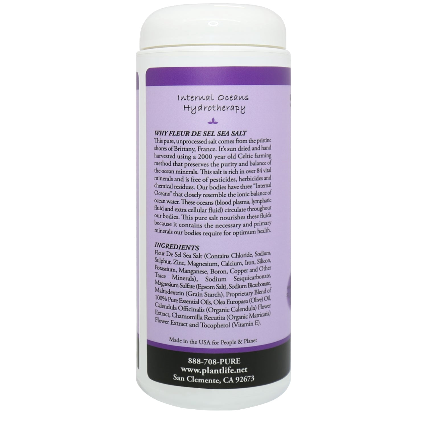 Plantlife Sore Muscle Therapeutic Mineral Bath Salt – Soothing Aromatherapy Soak for Tired Muscles, 16 oz